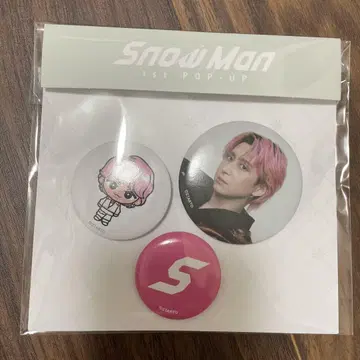 Snow Man 한국 팝업 사쿠마 다이스케 캔뱃지