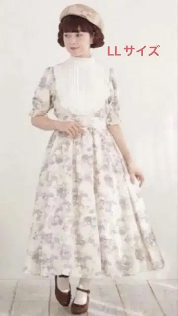 시마무라 아오키 미사코 콜라보 토와르 드 주이 원피스 그레이 LL 사이즈