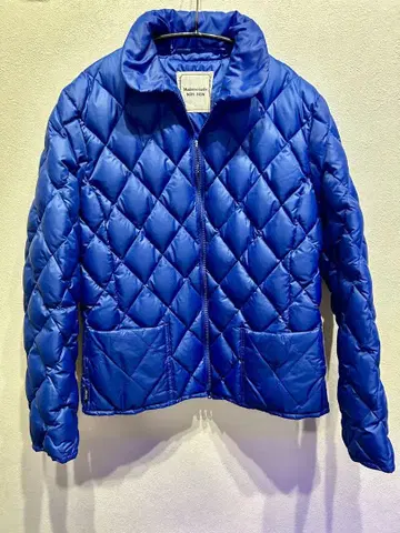 Mademoiselle non non 파랑 다운 자켓