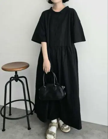 sm2 치비 옷깃 셔츠 원피스