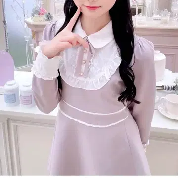 evelyn 레이스 프릴 OP