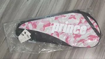 Prince 핑크&화이트 카모 패턴 테니스 백