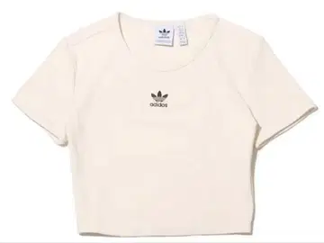 adidas originals 크롭 숏 기장 리브 T셔츠 S 사이즈