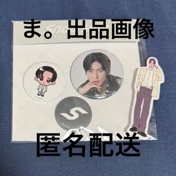 SnowMan 1st POPUP 한국 메구로 렌 캔 배지 스티커 세트