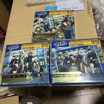 SixTONES GOLD 초회반 A, B, 통상 3형태 앨범