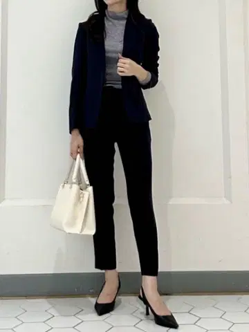 플라스테 멀티 스트레치 컬러리스 자켓 노카라 자켓 블랙