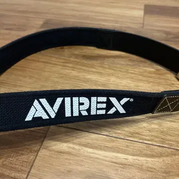 AVIREX 블랙 벨트