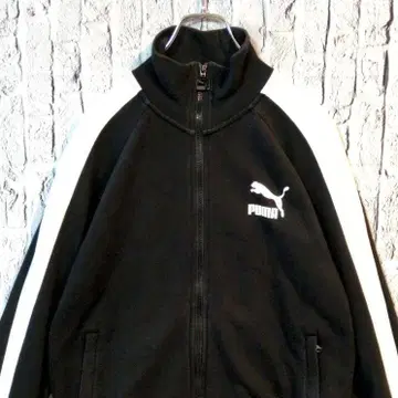 푸마 T7 트랙 자켓 L 블랙 화이트