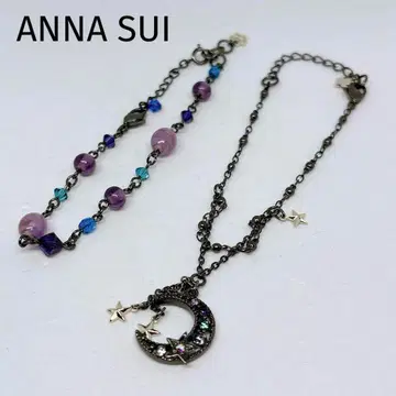 [ 새상품급 ] ANNA SUI 안나수이 큐빅 참 팔찌