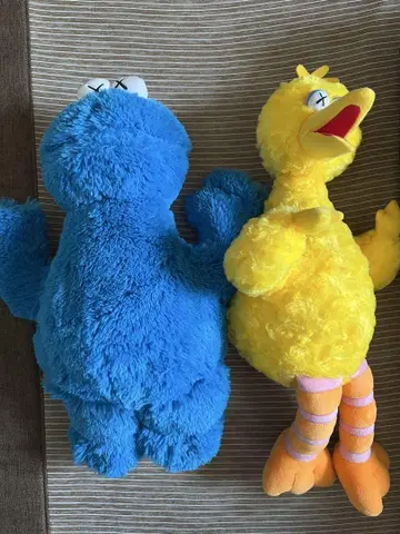 [ 택 포함 ] KAWS x SESAME STREET 봉제 인형