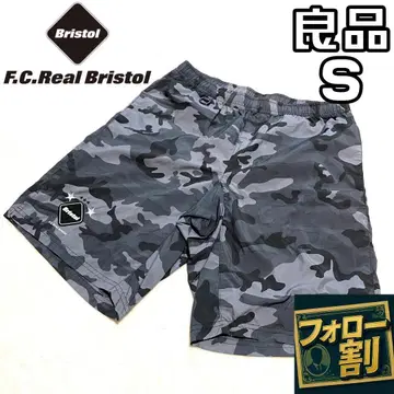 [팔로우 할인] 하자품 고품질 FCRB 숏팬츠 카모플라주 스터드 S