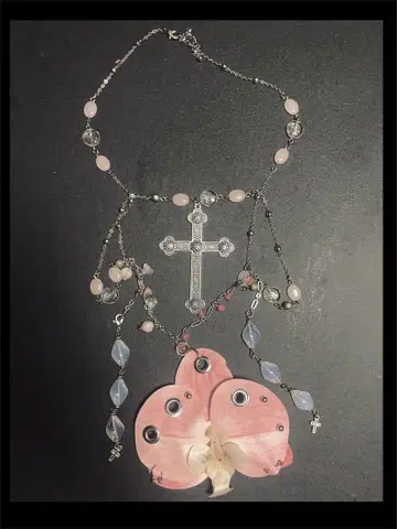 Blossom Cross Necklace pi
