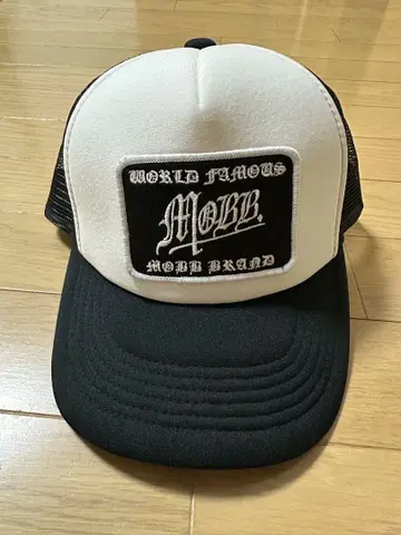 MOBB BRAND 메쉬 캡 화이트/블랙
