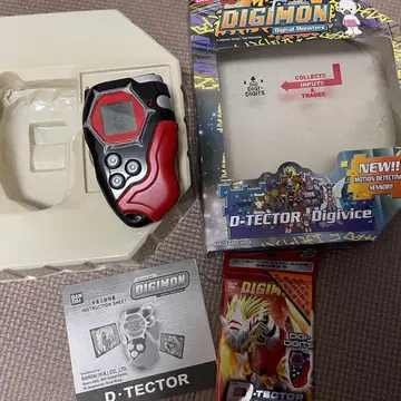 디지몬 해외 DIGIMON digivice D-TECTOR 블랙/빨간색