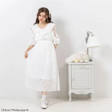 유메텐보 레이스 프릴 원피스