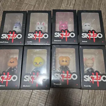 skzoo 신 메뉴 피규어 미개봉