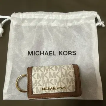 MICHAEL KORS 키케이스 베이지/브라운