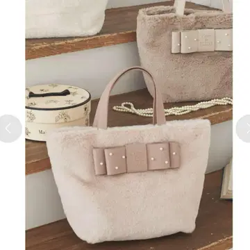 Maison de FLEUR 펄 리본 토트s