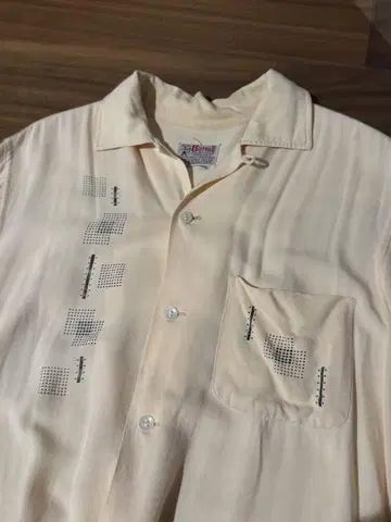 50s 60s Bud Berma 레이온 셔츠
