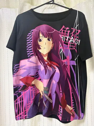 바케모노가타리 센죠가하라 히타기 풀컬러 T셔츠