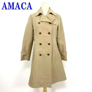 AMACA 아마카 트렌치코트 베이지 나일론 100% 40 C2710