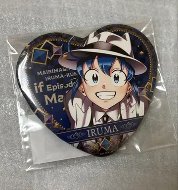 마계학원! 이루마군 BIG 하트형 캔뱃지 마피아 이루마 컬러 아키타 쇼텐