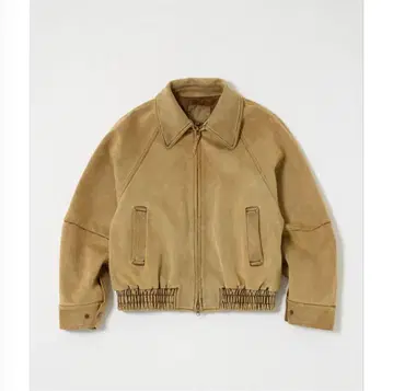 MOUSSY F/SUEDE GATHER 블루종