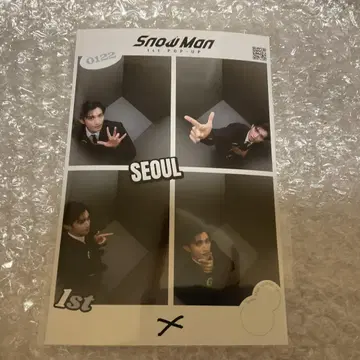 SnowMan POPUP 한국 서울 4컷 무카이 코지