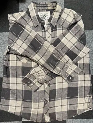 레어템 Lucky13 체크 플란넬 셔츠 XL 럭키서틴