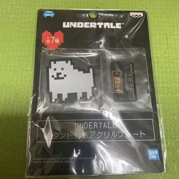 Undertale 성가신 개 스탠드 포함 아크릴 플레이트