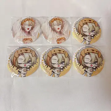 니지산지 EN OU-EN CAFE 대만 한정판 루카 카네시로 캔뱃지