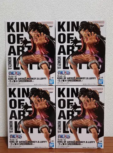 원피스 KING OF ARTIST 루피 4체 세트