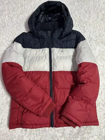 Tommy Hilfiger 다운 자켓 레드/네이비/화이트