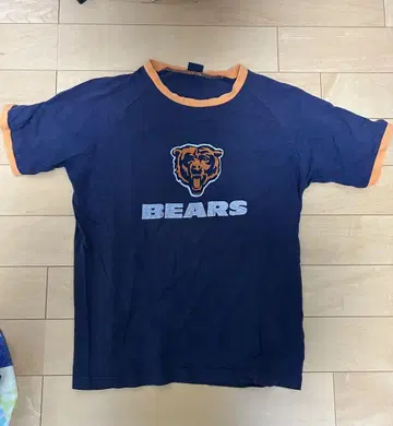 NFL Bears T셔츠 L 사이즈 네이비/오렌지