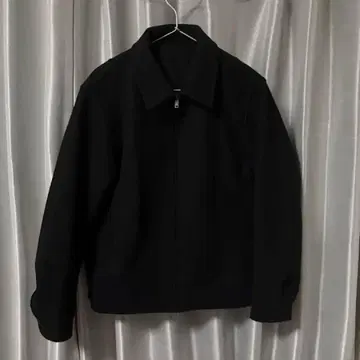 블랙 집업 자켓