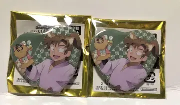 닌타마 란타로 난자타운 하트 캔뱃지 젠포지 잇사쿠 2개 세트