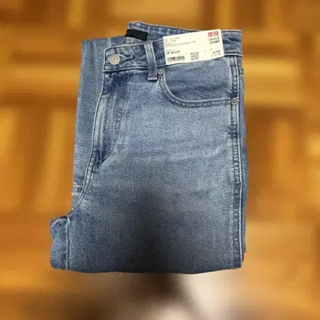 UNIQLO 스트레치 슬림 앵글 청바지 24 미사용 새상품