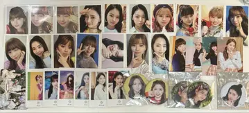 NiziU 트레이딩 카드 포토 카드 캔뱃지 묶음 판매 세트
