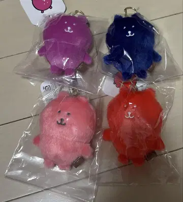 나가노 캐릭터즈 컬러 나가노의 곰 마스코트 4개 세트