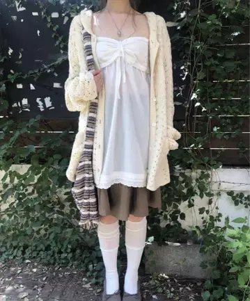 COYSEIO WAVE KNIT CARDIGAN