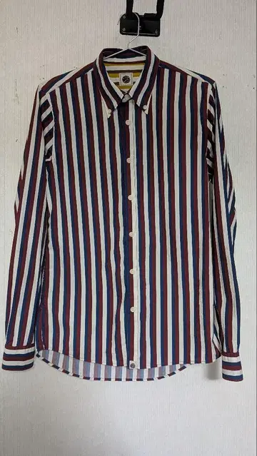 프리티 그린 스트라이프 셔츠 슬림핏 사이즈 2