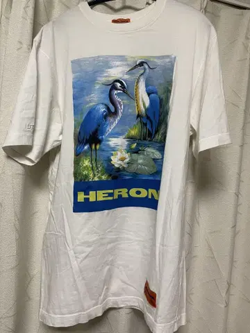 HERON PRESTON 사기 그래픽 티셔츠 s