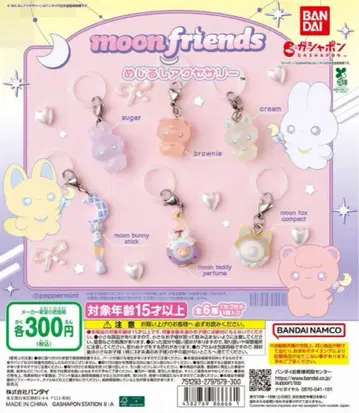 전 6종 컴프 moon friends 메지루시 액세서리