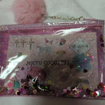 미츄코 케트 클리어 파우치