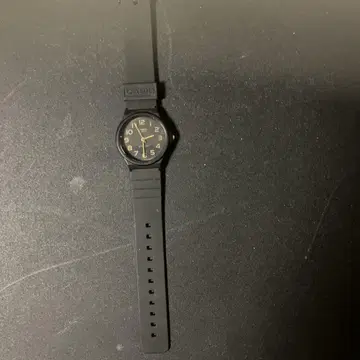 CASIO 블랙 아날로그 시계