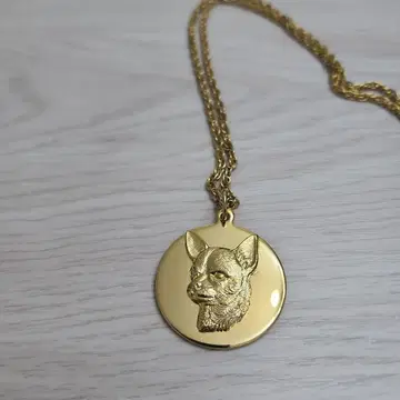 [ 연휴 세일 ] 치와와 펜던트 목걸이 영국