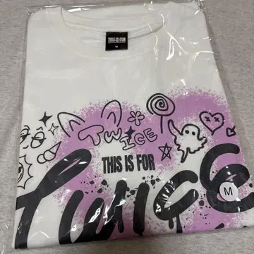 TWICE 투어 T셔츠 화이트 M 사이즈