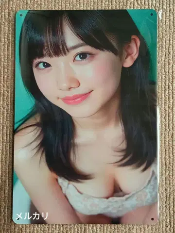 아시다 마나 양철 간판