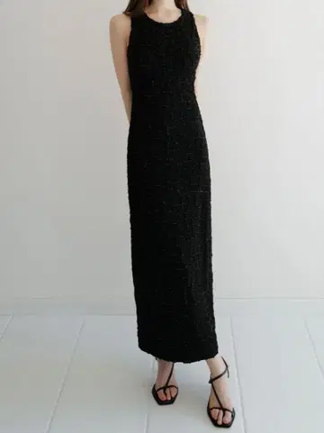 Maison Celon wavy tile pattern dress