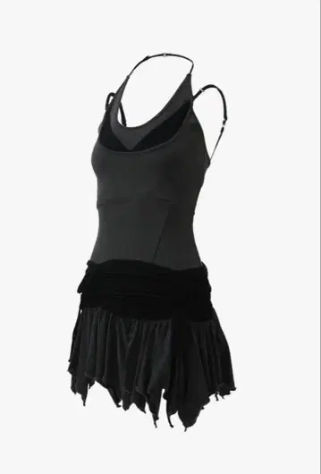 theredthread S shirring dress mini